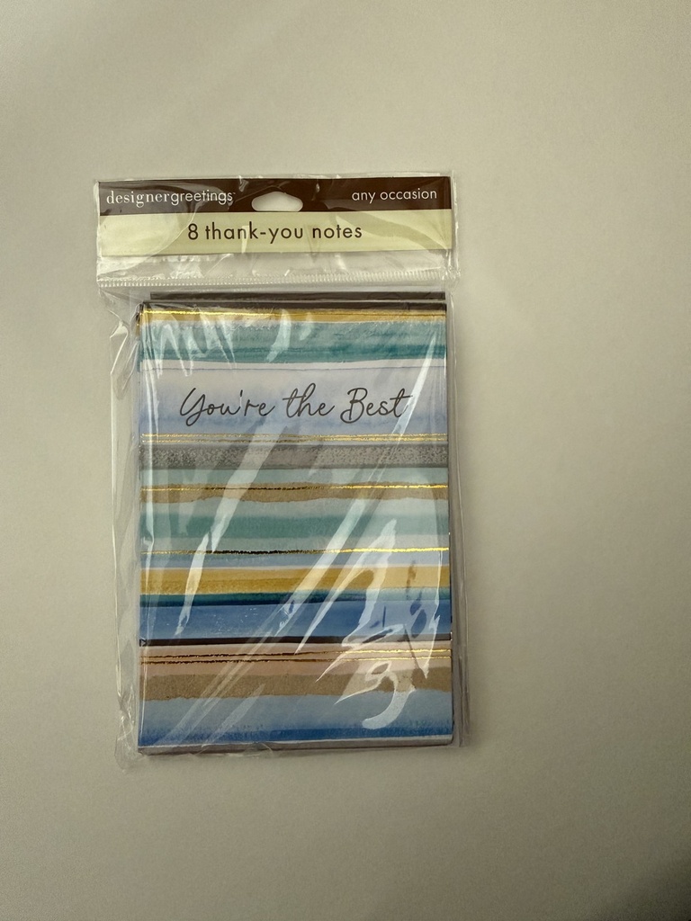 Thank You Cards 8-Pack - You're the Best - extra