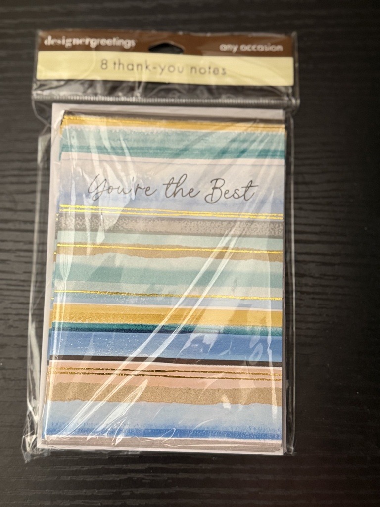 Thank You Cards 8-Pack - You're the Best - extra