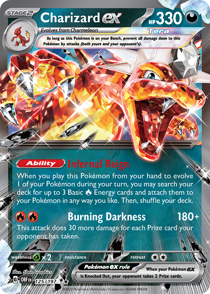 Charizard ex PSA 10 - Obsidian Flames