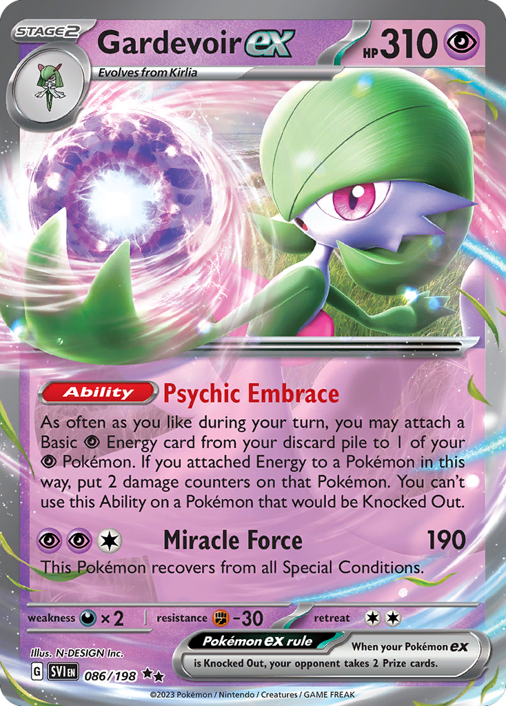 Gardevoir ex - Scarlet & Violet (NM)