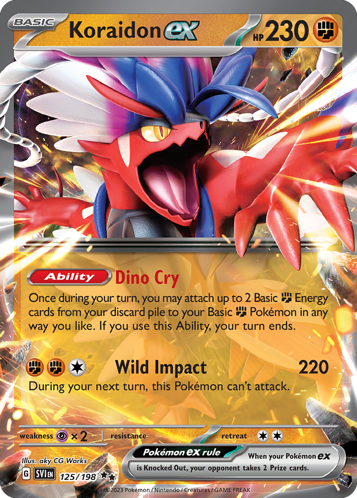 Koraidon ex - Scarlet & Violet (NM)